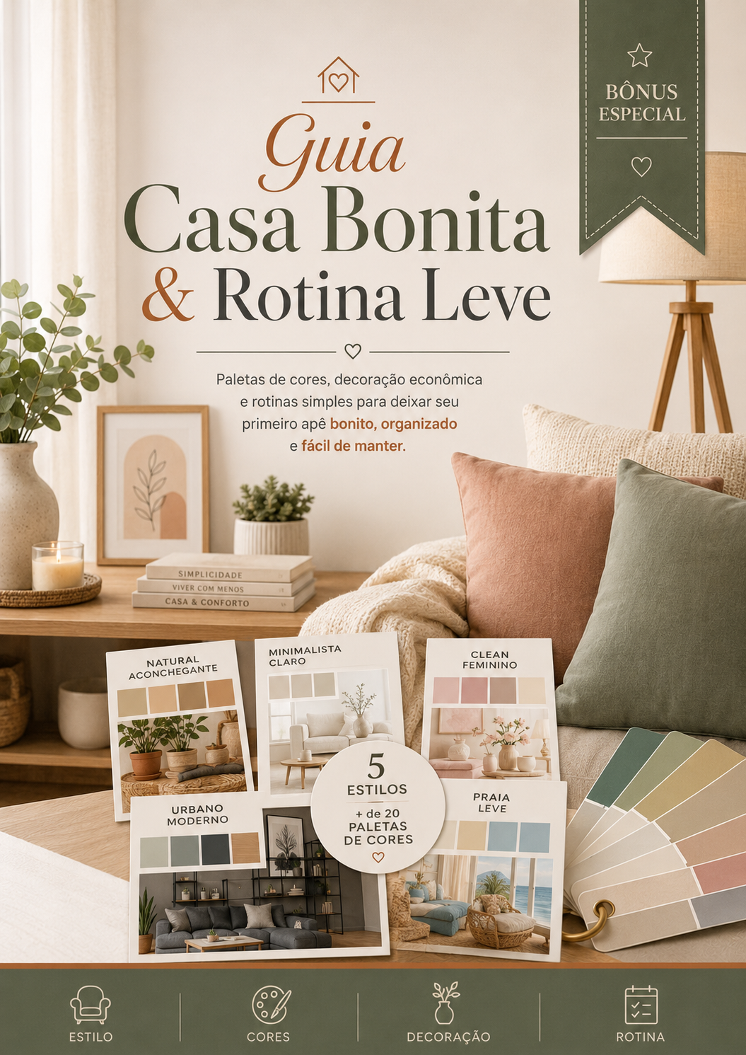 Capa Guia Casa Bonita e Rotina Leve